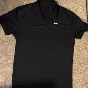 Nike Men's Black Polo Shirt